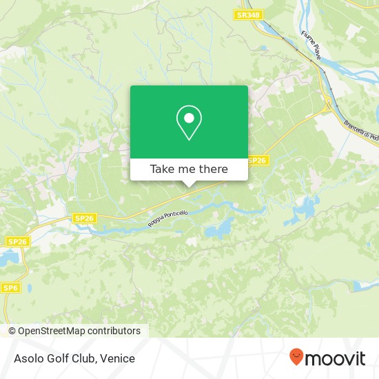 Asolo Golf Club map