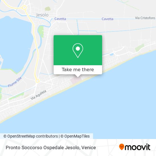 Pronto Soccorso Ospedale Jesolo map