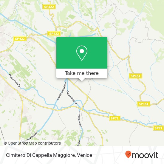 Cimitero Di Cappella Maggiore map