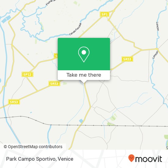 Park Campo Sportivo map