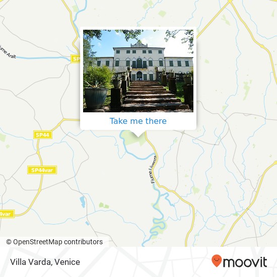 Villa Varda map