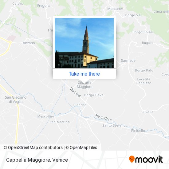 Cappella Maggiore map