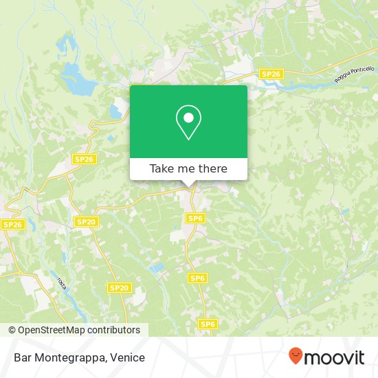 Bar Montegrappa map