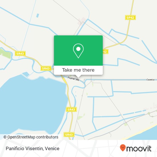 Panificio Visentin map