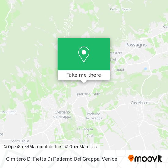 Cimitero Di Fietta Di Paderno Del Grappa map