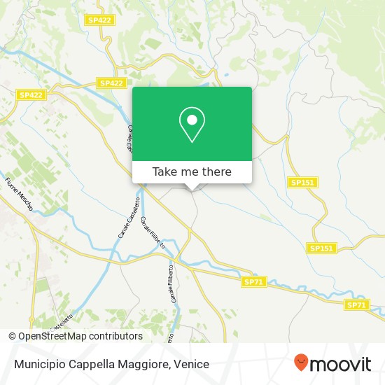 Municipio Cappella Maggiore map