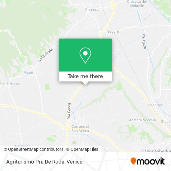 Agriturismo Pra De Roda map