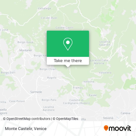 Monte Castelir map