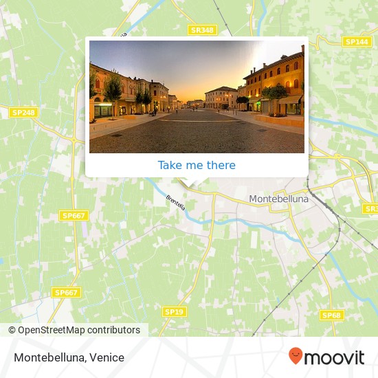 Montebelluna map