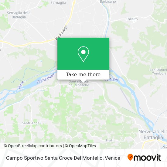 Campo Sportivo Santa Croce Del Montello map
