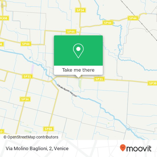 Via Molino Baglioni, 2 map