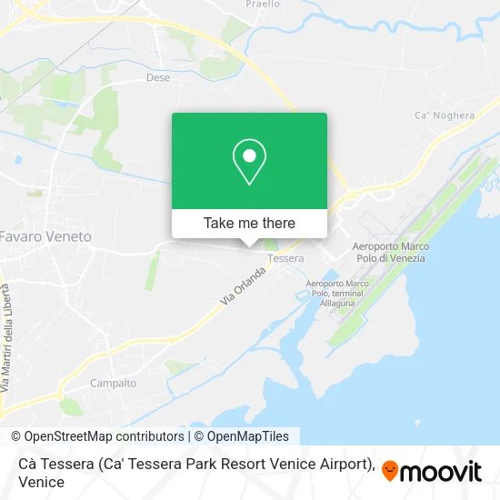 Cà Tessera (Ca' Tessera Park Resort Venice Airport) map