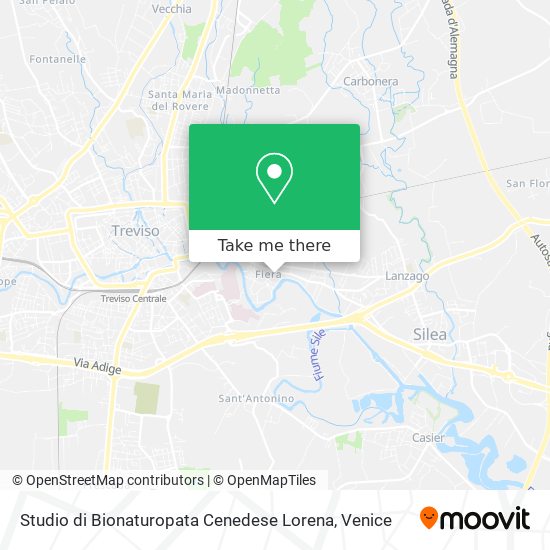 Studio di Bionaturopata Cenedese Lorena map