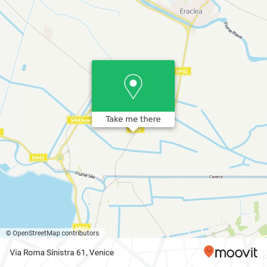 Via Roma Sinistra 61 map
