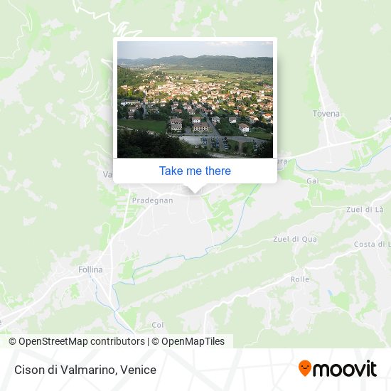 Cison di Valmarino map