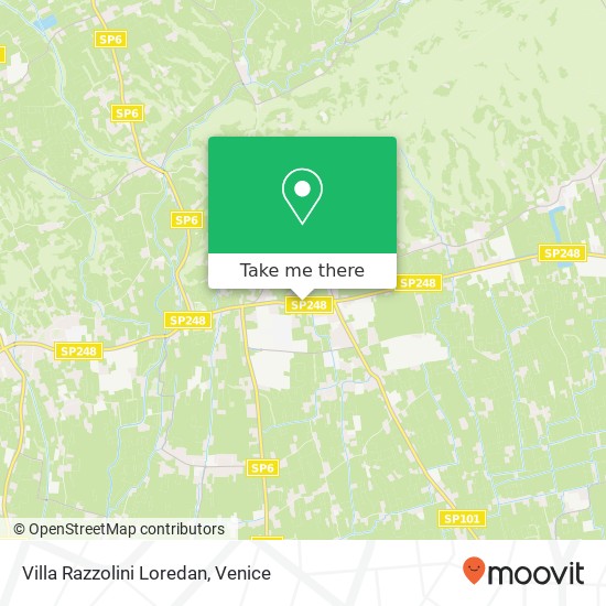 Villa Razzolini Loredan map