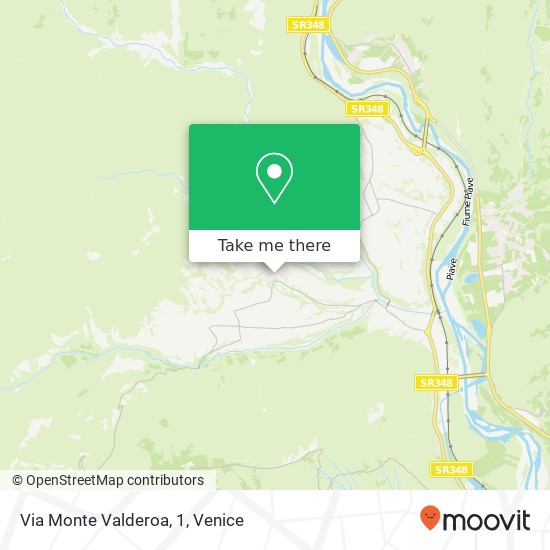 Via Monte Valderoa, 1 map