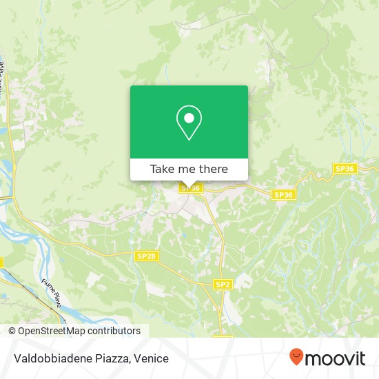 Valdobbiadene Piazza map