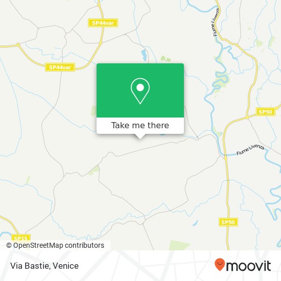 Via Bastie map