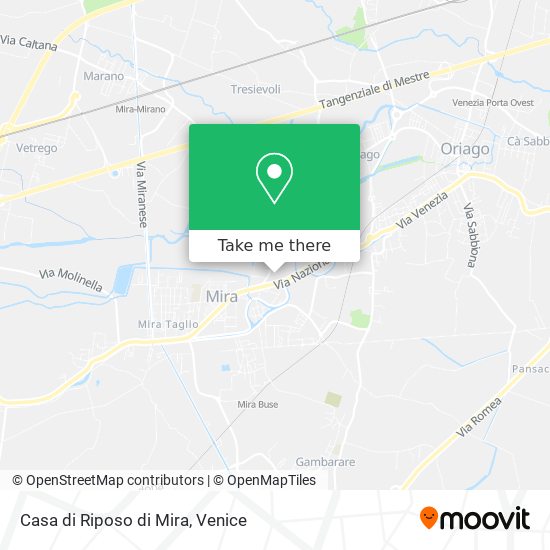 Casa di Riposo di Mira map