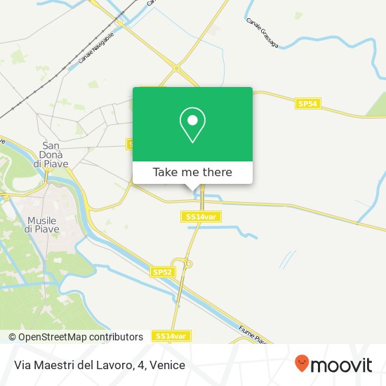Via Maestri del Lavoro, 4 map