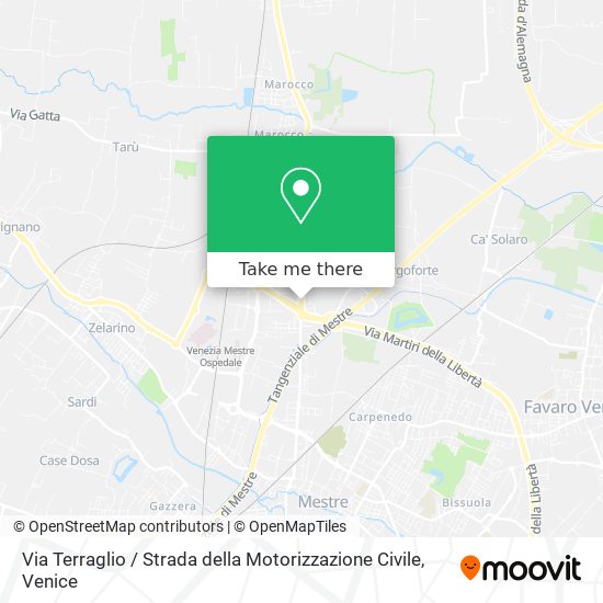 Via Terraglio / Strada della Motorizzazione Civile map