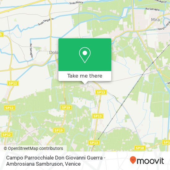 Campo Parrocchiale Don Giovanni Guerra - Ambrosiana Sambruson map