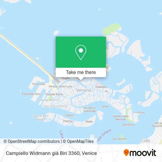 Campiello Widmann già Biri 3360 map