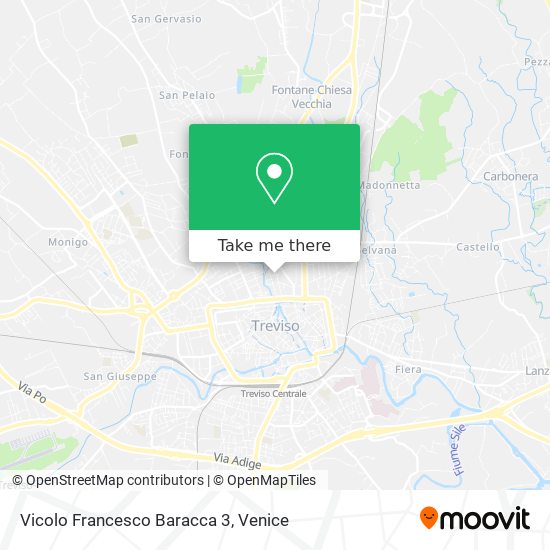 Vicolo Francesco Baracca 3 map