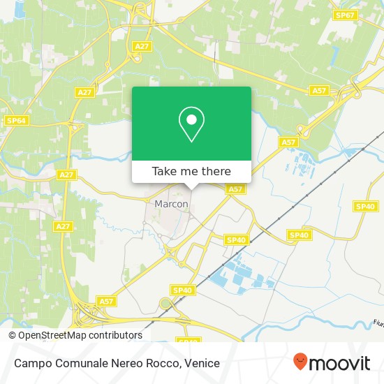 Campo Comunale Nereo Rocco map