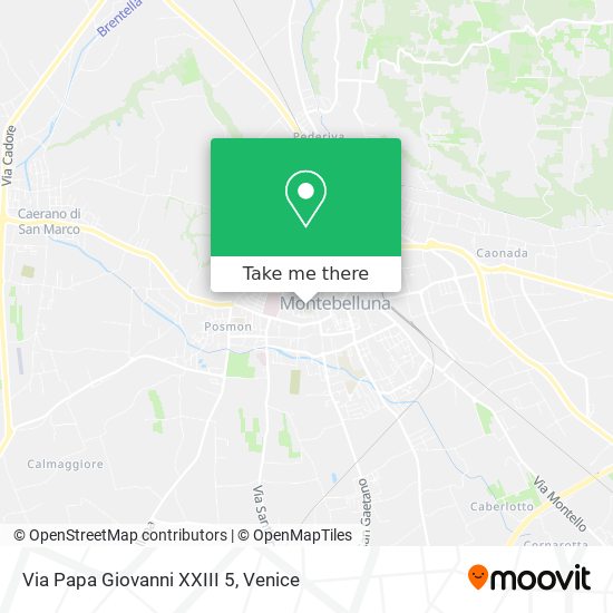 Via Papa Giovanni XXIII 5 map
