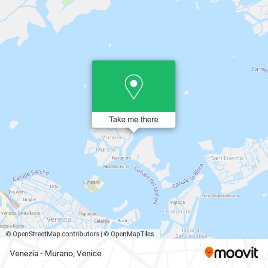 Venezia - Murano map