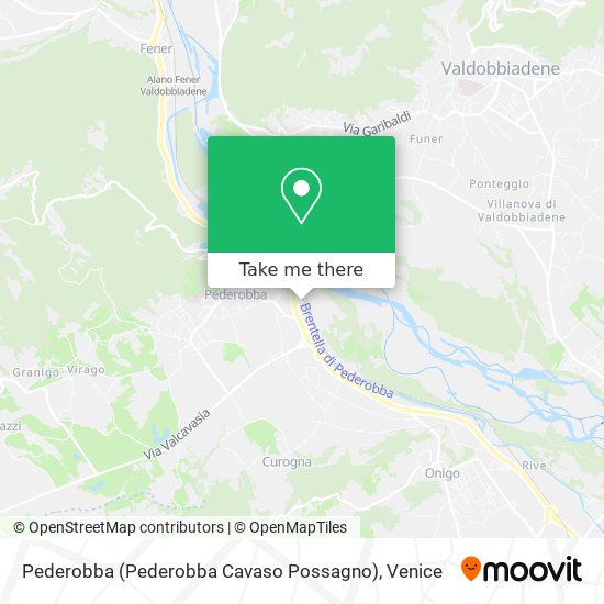 Pederobba (Pederobba Cavaso Possagno) map