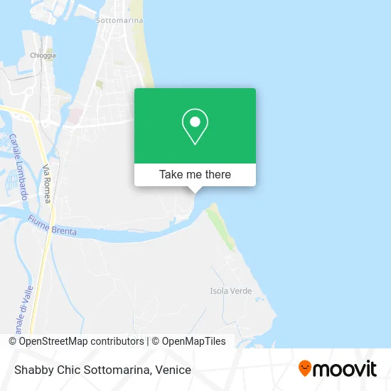 Shabby Chic Sottomarina map