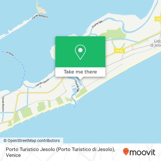 Porto Turistico Jesolo map