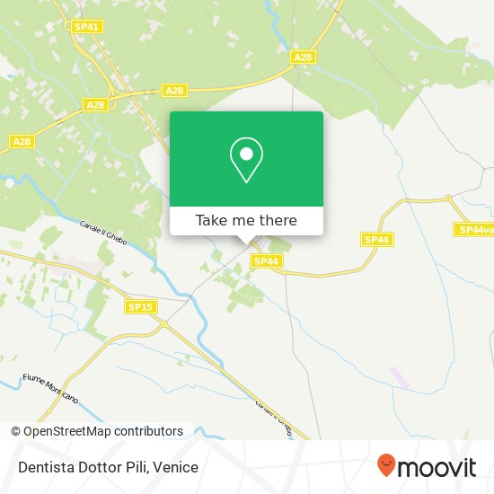 Dentista Dottor Pili map