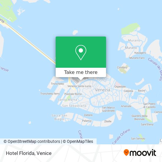 Hotel Florida map