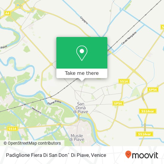 Padiglione Fiera Di San Donˆ Di Piave map