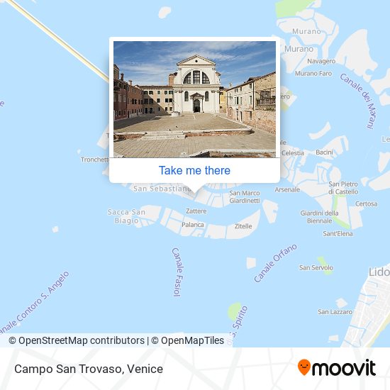 Campo San Trovaso map