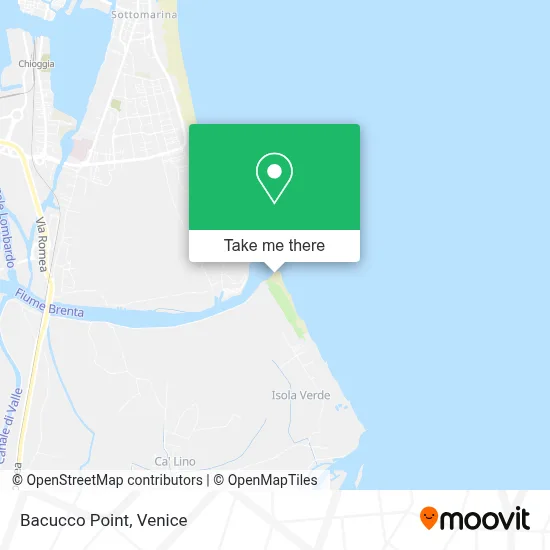 Bacucco Point map