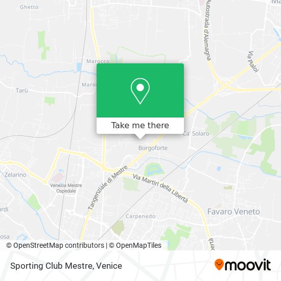 Sporting Club Mestre map