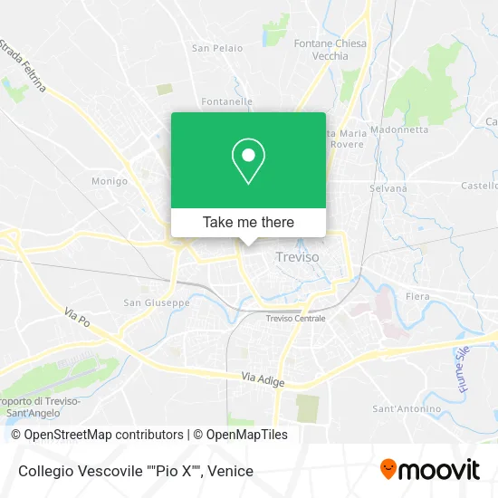 Collegio Vescovile ""Pio X"" map