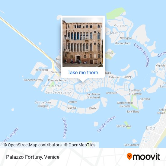 Palazzo Fortuny map