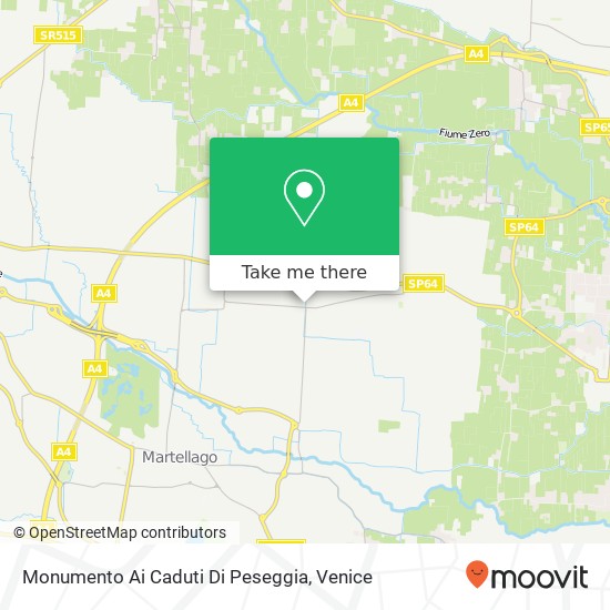 Monumento Ai Caduti Di Peseggia map