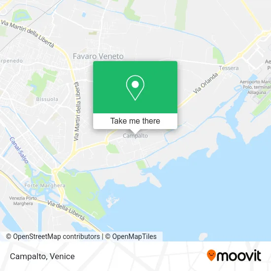Campalto map