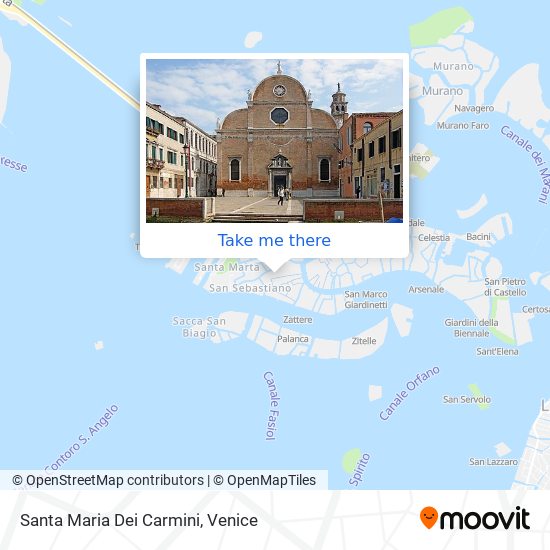 Santa Maria Dei Carmini map