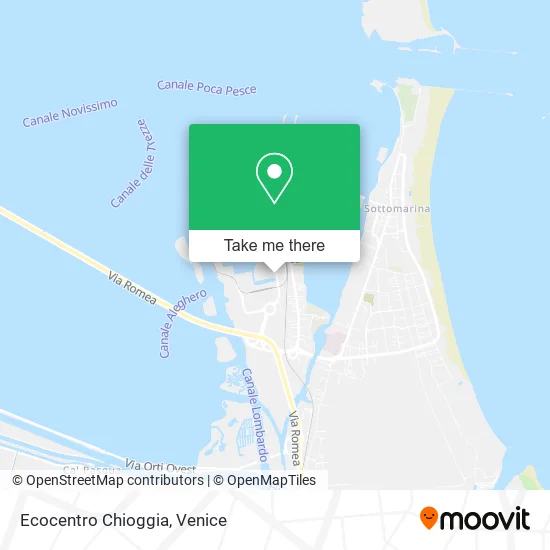 Chioggia Eco-Center map