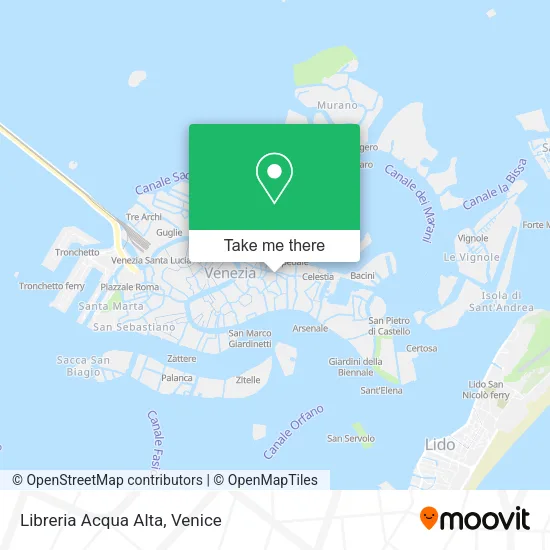 Libreria Acqua Alta map