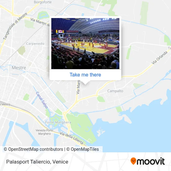 Palasport Taliercio map