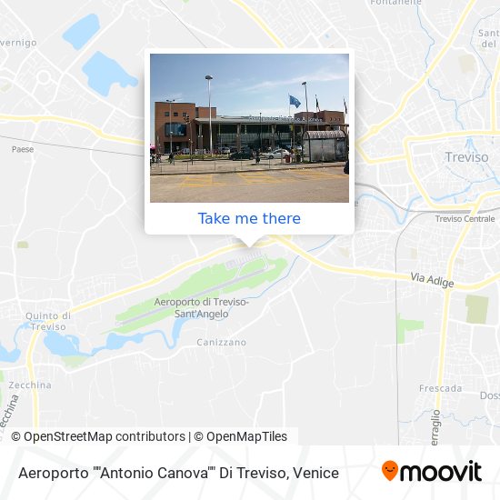 Aeroporto ""Antonio Canova"" Di Treviso map